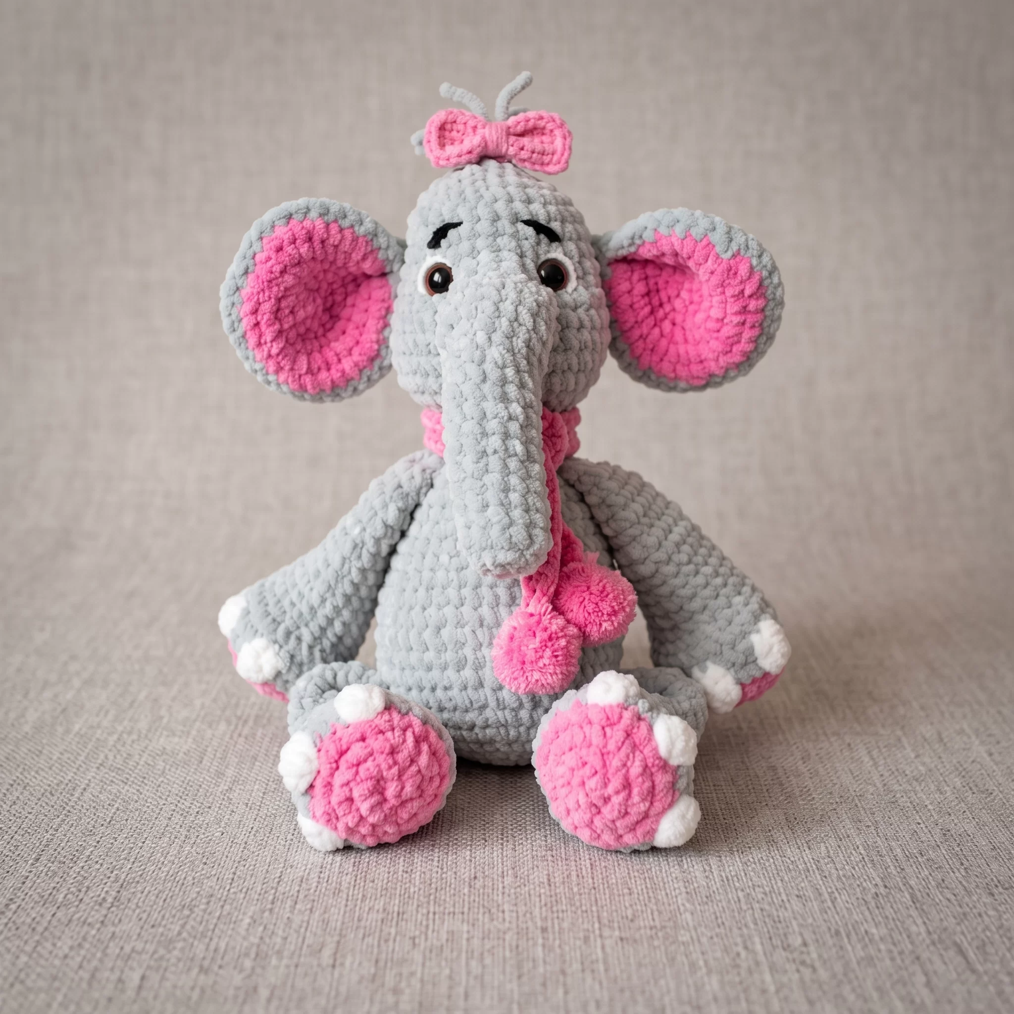 Ellie – Handmade Crochet Elephant